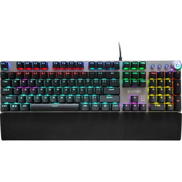 Tastatură Ibox AURORA K-3 Negru/Argintiu Argintiu QWERTY