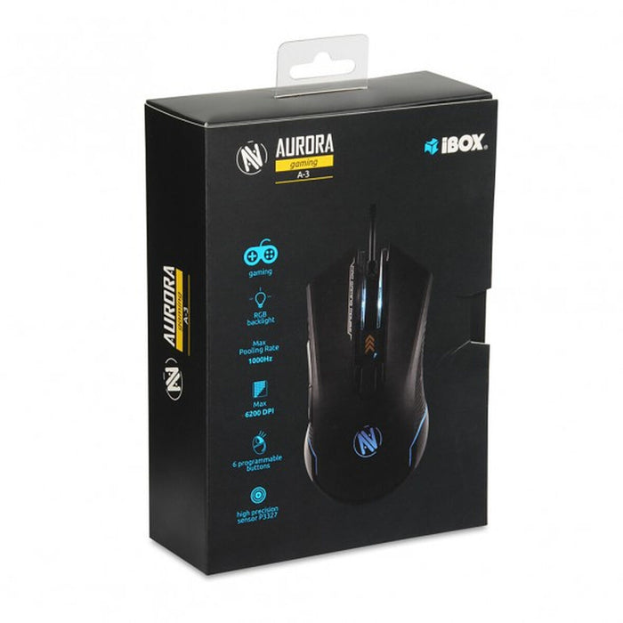 Mouse Optic Ibox AURORA A-3 Negru