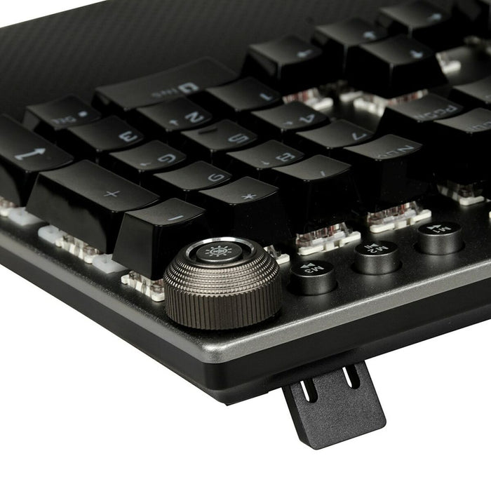 Tastatură Ibox AURORA K-4 Negru Negru/Argintiu QWERTY
