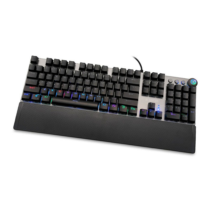 Tastatură Ibox AURORA K-4 Negru Negru/Argintiu QWERTY