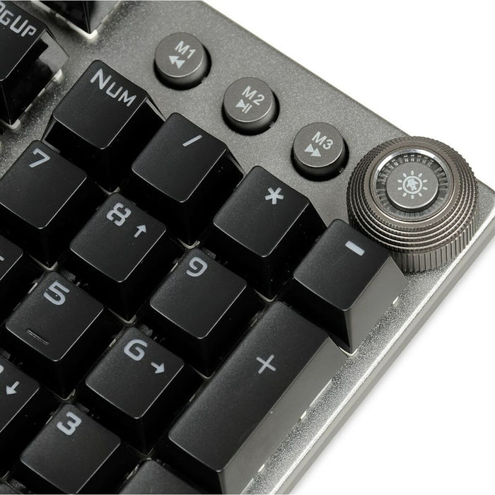 Tastatură Ibox AURORA K-4 Negru Negru/Argintiu QWERTY