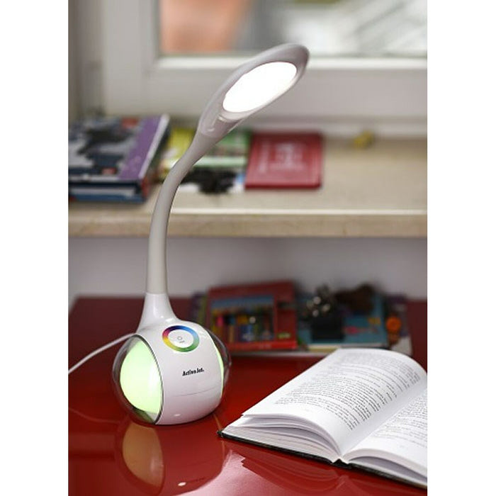 Lampă de masă Activejet AJE-RAINBOW RGB Alb 80 Plastic 6 W 230 V
