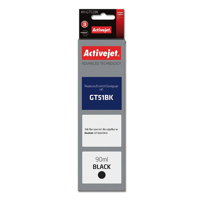 Cartuș cu Cerneală Originală Activejet AH-GT51Bk Negru