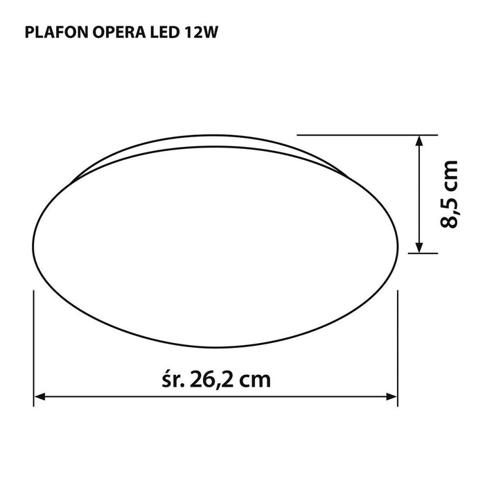 Lustră Activejet AJE-OPERA 12W Alb 80 12 W