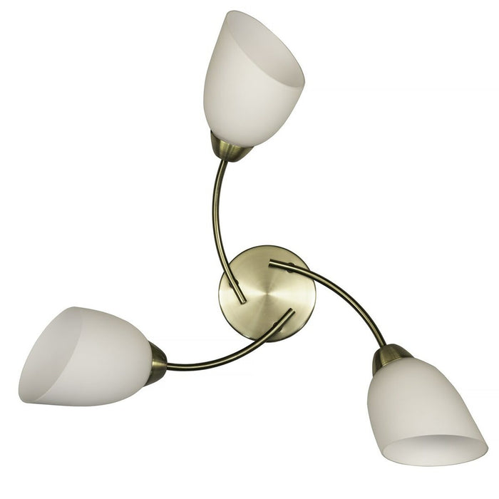 Lustră Activejet Benita Alb Auriu* Metal Sticlă 40 W 230 V 60 cm