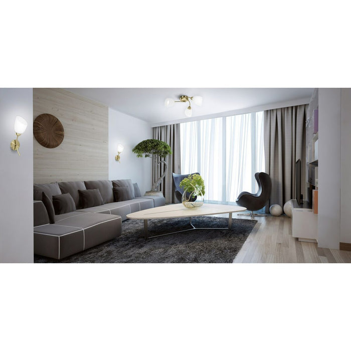 Lustră Activejet Benita Alb Auriu* Metal Sticlă 40 W 230 V 60 cm