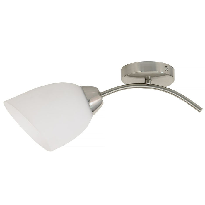 Lampă de Perete Activejet Alb nichel Metal Sticlă 40 W 40 x 12 x 20 cm (1 Piese)