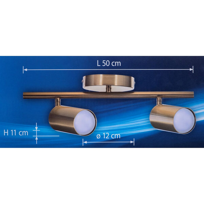 Lustră Activejet AJE-SPECTRA 2P Aur Auriu* Metal 40 W