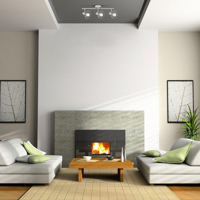 Lustră Activejet AJE-GIZEL 3P Argintiu Metal 40 W