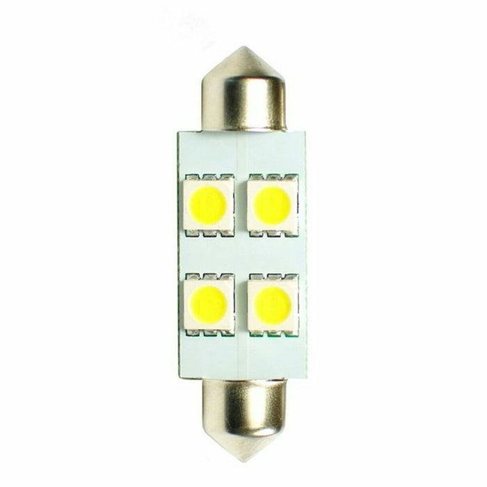 Bec auto M-Tech LB072W 12 V Alb C5W 36 mm 1,36 W Lumină LED Partea din spate