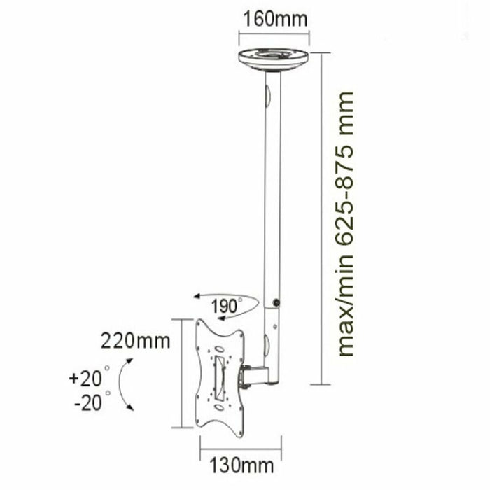 Suport TV MacLean MC-504A S 23" 42" 30 Kg