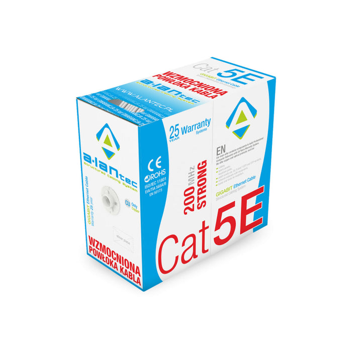 Cablu de Rețea Rigid UTP Categoria 5e Alantec KIU5STR305 305 m
