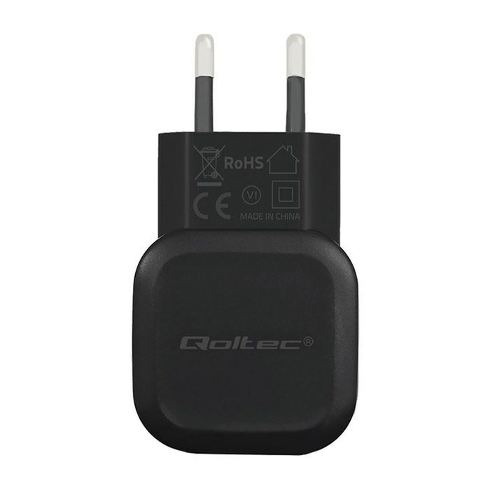 Încărcător de Perete Qoltec 50195 Negru 12 W