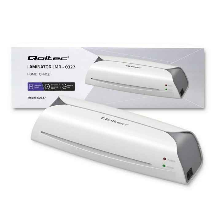 Limitator Qoltec Laminator LMR-0327 A4 Alb