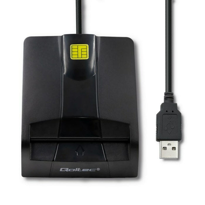 Cititor de Carduri Qoltec 50634 Negru