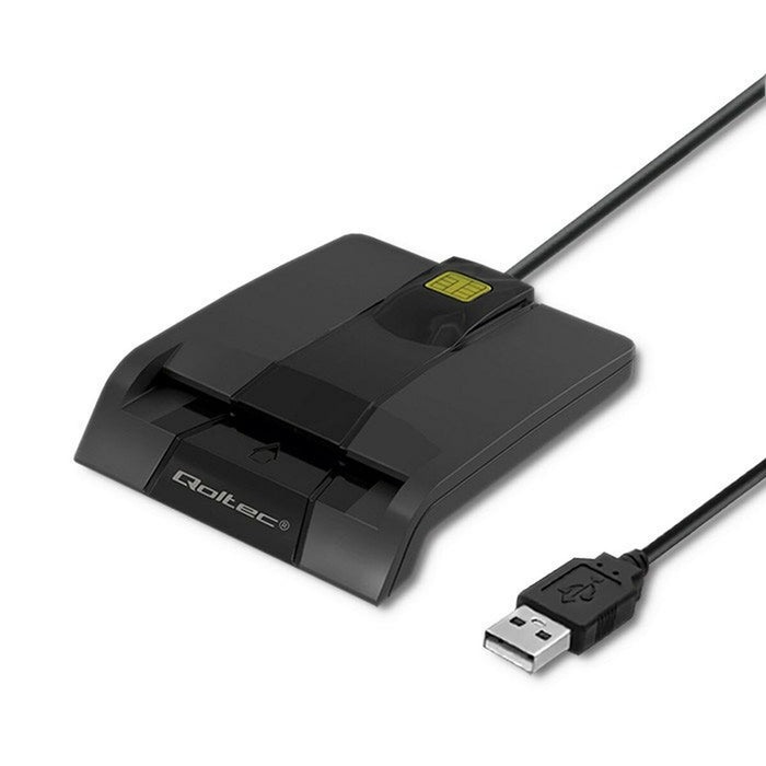 Cititor de Carduri Qoltec 50634 Negru