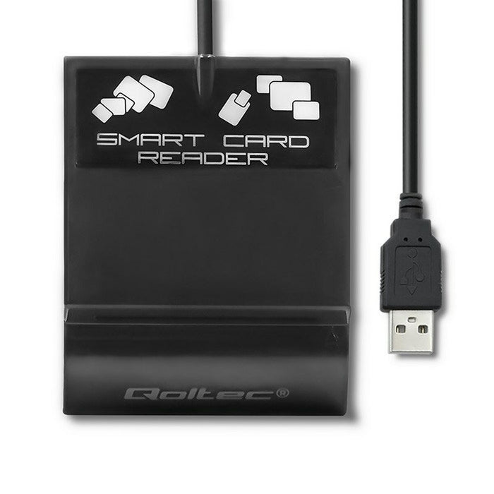 Cititor de Carduri Qoltec 50636 Negru
