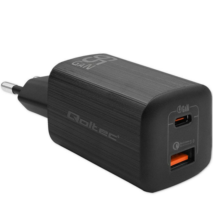 Încărcător de Perete Qoltec 50766 Negru