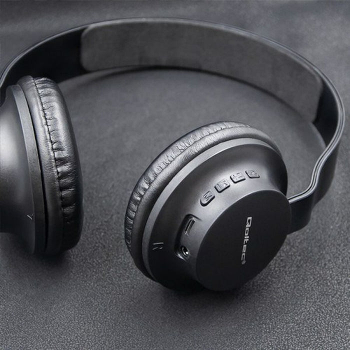 Căști Bluetooth Qoltec 50846 Negru
