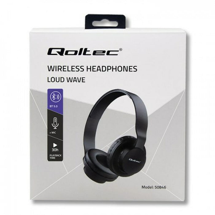 Căști Bluetooth Qoltec 50846 Negru