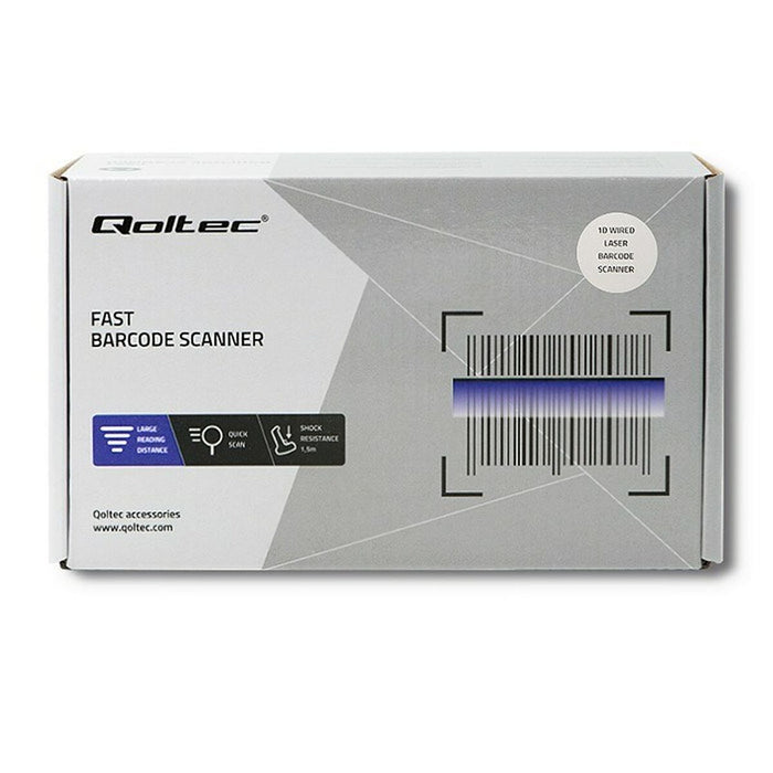 Cititor de Coduri de Bare Qoltec 50860