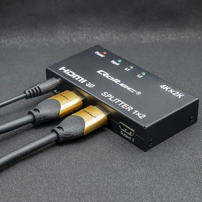 Switch HDMI Qoltec 51796 Negru