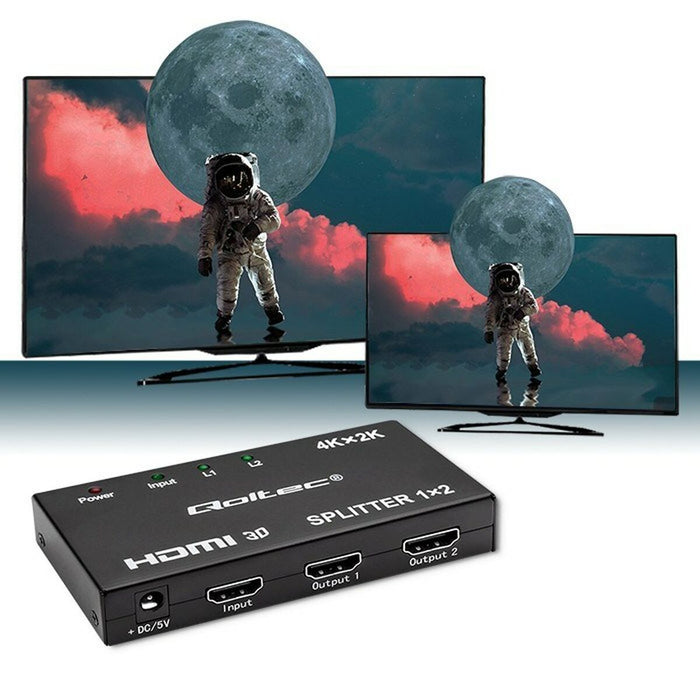 Switch HDMI Qoltec 51796 Negru
