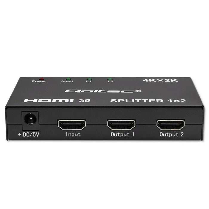 Switch HDMI Qoltec 51796 Negru