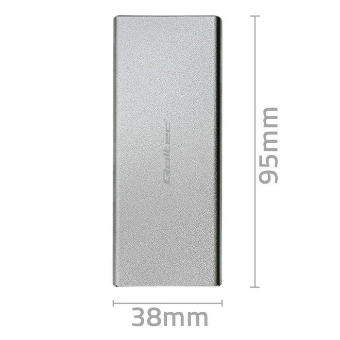 Cutie Externă Qoltec 51833 Gri