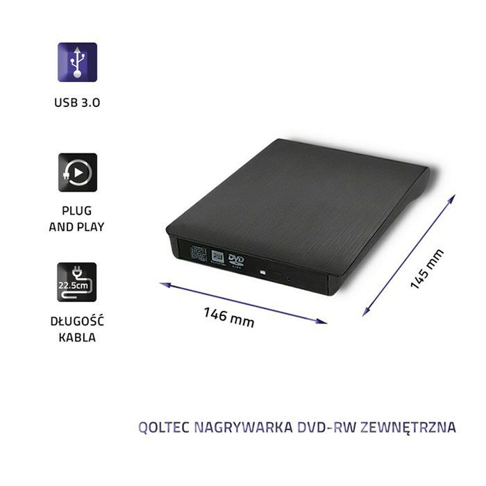 Dispozitiv de înregistrat DVD Qoltec 51857