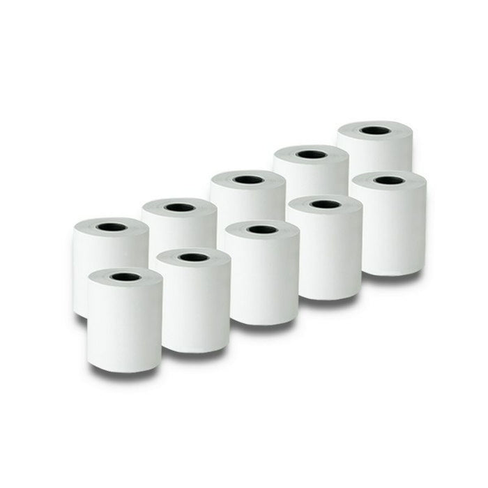 Rolă de Hârtie Termică Qoltec 51895 10 Unități Alb 57 mm 30 m
