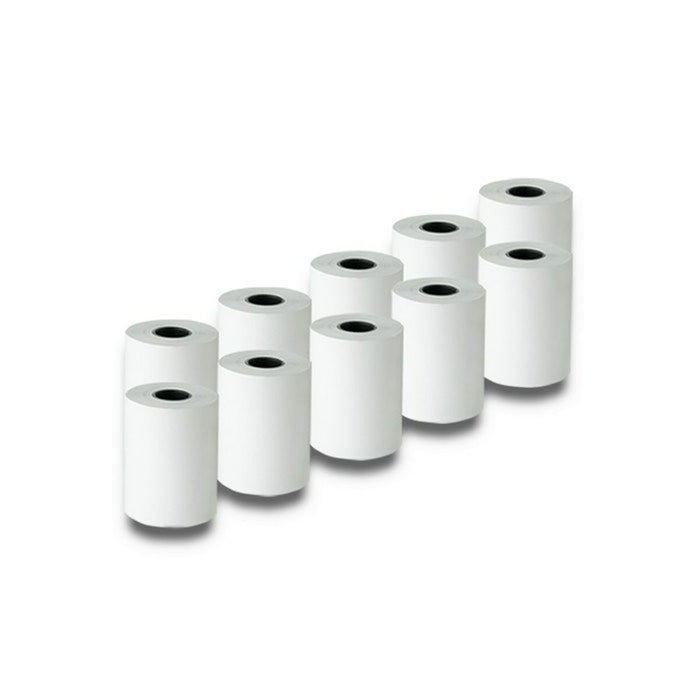 Rolă de Hârtie Termică Qoltec 51896 10 Unități Alb 57 mm 20 m