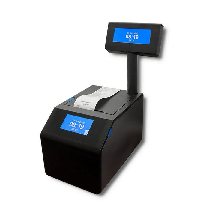 Rolă de Hârtie Termică Qoltec 51899 10 Unități Alb 57 mm 16 m