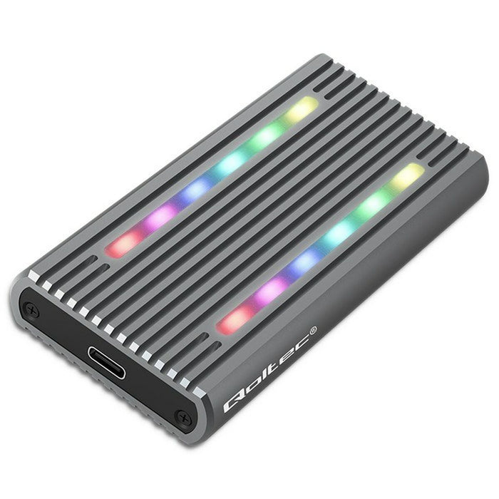 Husă Hard Disk Qoltec 52272 Gri