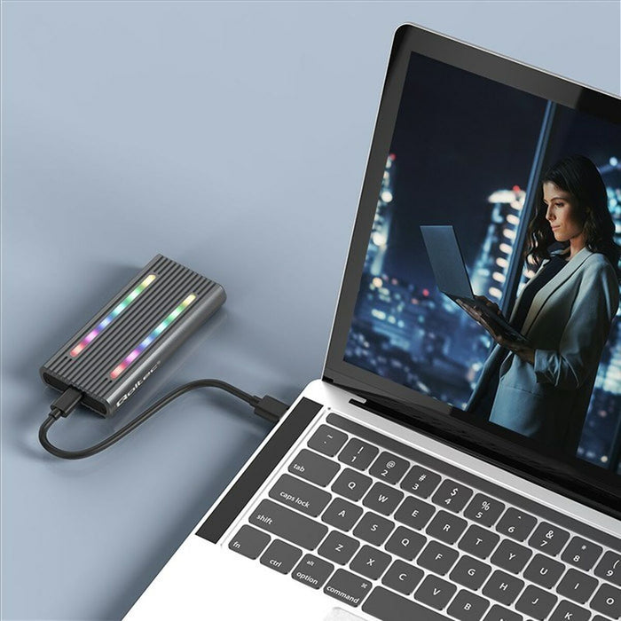 Husă Hard Disk Qoltec 52272 Gri