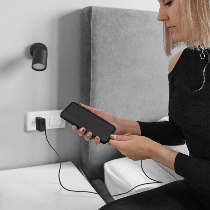 Încărcător de Perete Qoltec 52379 Negru 65 W (1 Unități)