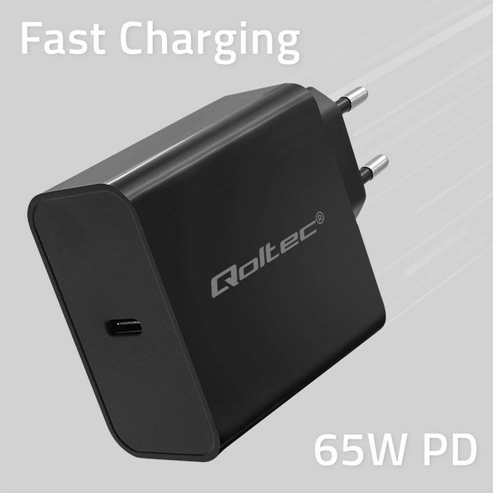 Încărcător de Perete Qoltec 52379 Negru 65 W (1 Unități)