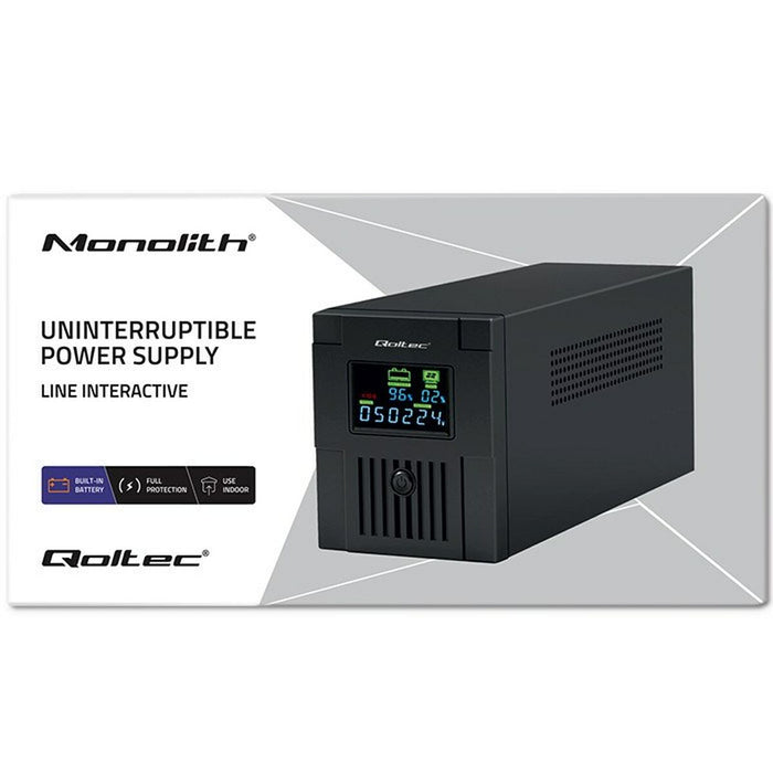 Sistem de Alimentare Neîntreruptă Interactiv Qoltec 53771 1200 W