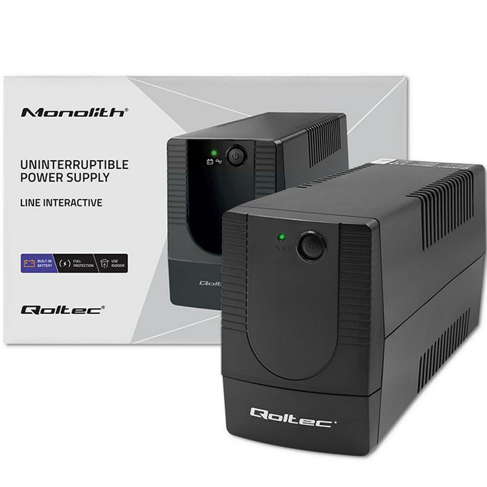 Sistem de Alimentare Neîntreruptă Interactiv Qoltec 53774 600 W