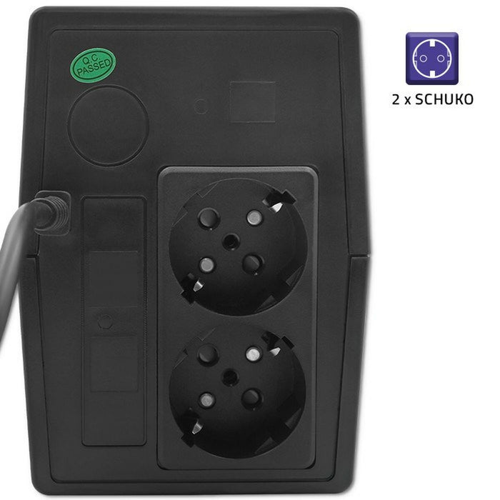 Sistem de Alimentare Neîntreruptă Interactiv Qoltec 53774 600 W