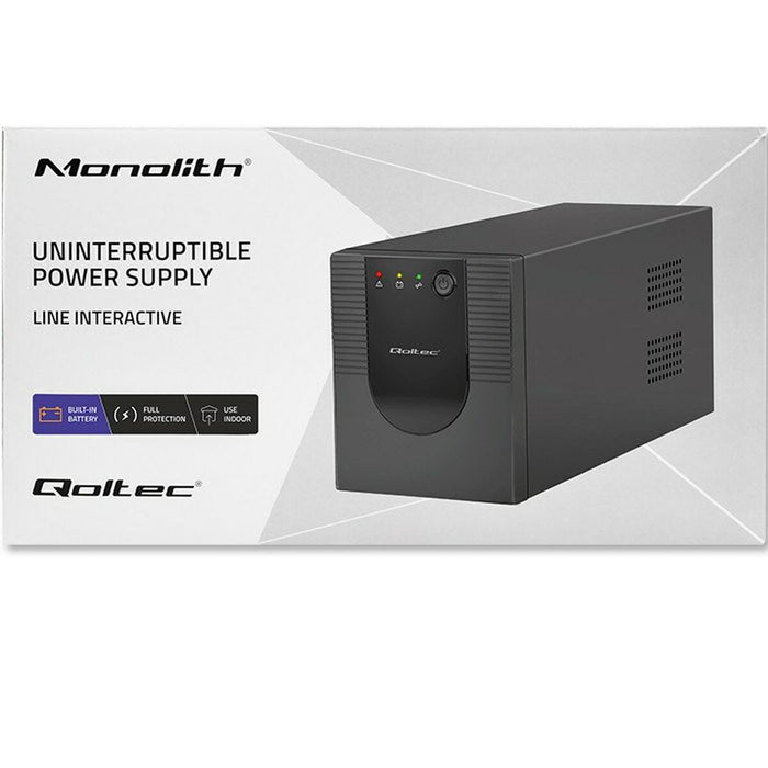 Sistem de Alimentare Neîntreruptă Interactiv Qoltec 53776 900 W