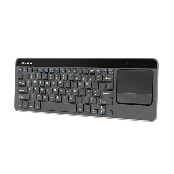 Tastatură Natec NKL-0968 Negru Gri Negru/Argintiu Engleză EEUU QWERTY