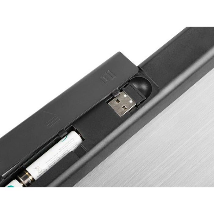 Tastatură Natec NKL-0968 Negru Gri Negru/Argintiu Engleză EEUU QWERTY
