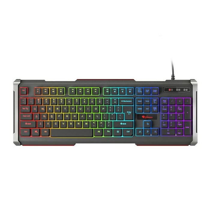 Tastatură Natec GENESIS Rhod 400 Negru RGB