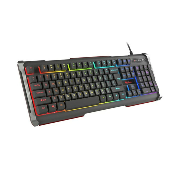 Tastatură Natec GENESIS Rhod 400 Negru RGB