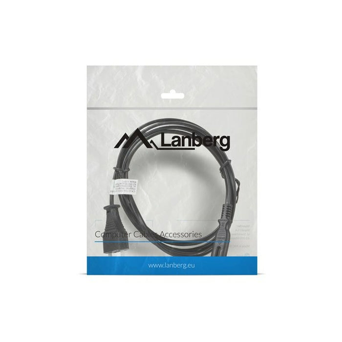 Cablu de Alimentare Lanberg CA-C7CA-10CC-0018-BK Negru C7 CEE7/16 1,8 m