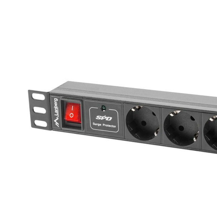 Placă de circuit Lanberg PDU-07F-0200-IEC-BK (2 m)