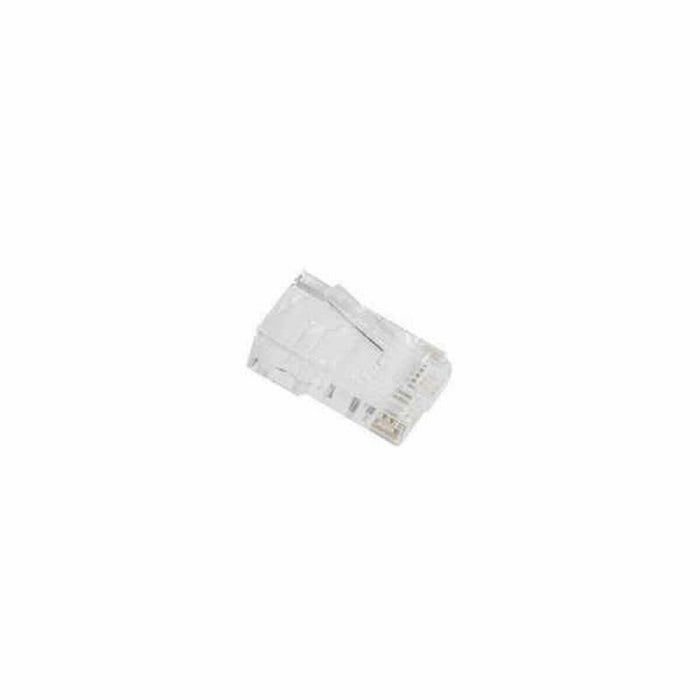 Conector 8P8C LAN CAT6 Lanberg PLU-5000 Roșu Transparent