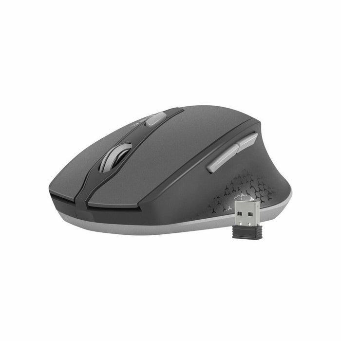 Mouse Fără Fir Optic Natec SISKIN 2400 dpi Negru Gri Negru/Gri