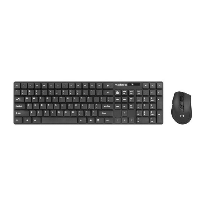 Tastatură și Mouse Natec Stingray Negru QWERTY Qwerty US